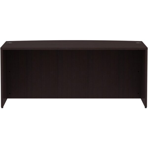 Lorell Essentials Series Bowfront Desk Shell - Image 4