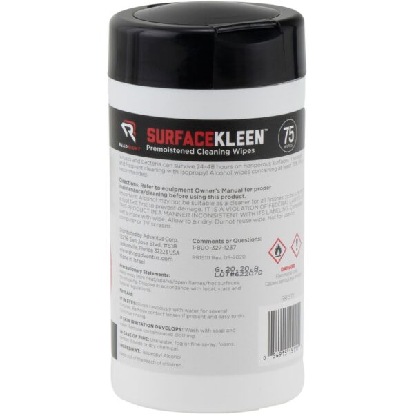 Read Right Surface Kleen Cleaning Wipes - Image 3