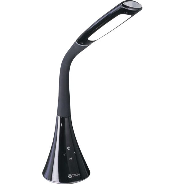 OttLite Swerve LED Desk Lamp with 3 Color Modes and USB