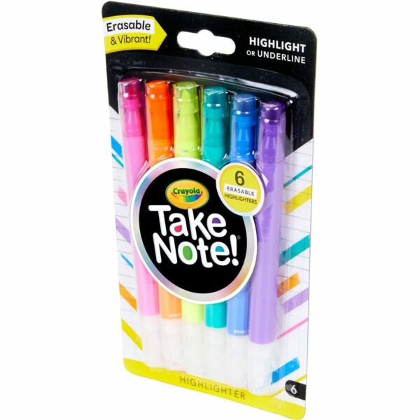 Crayola Take Note Erasable Highlighters - Image 2