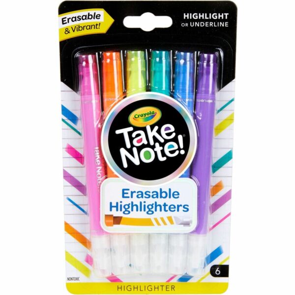 Crayola Take Note Erasable Highlighters - Image 5