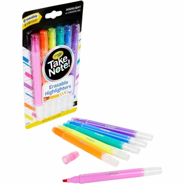 Crayola Take Note Erasable Highlighters