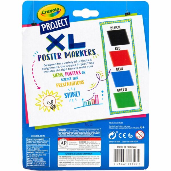 Crayola XL Classic Poster Markers - Image 3