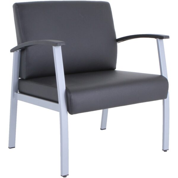 Lorell Healthcare Reception Big & Tall Antimicrobial Guest Chair