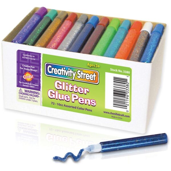 Creativity Street Glitter Glue Pens Classpack