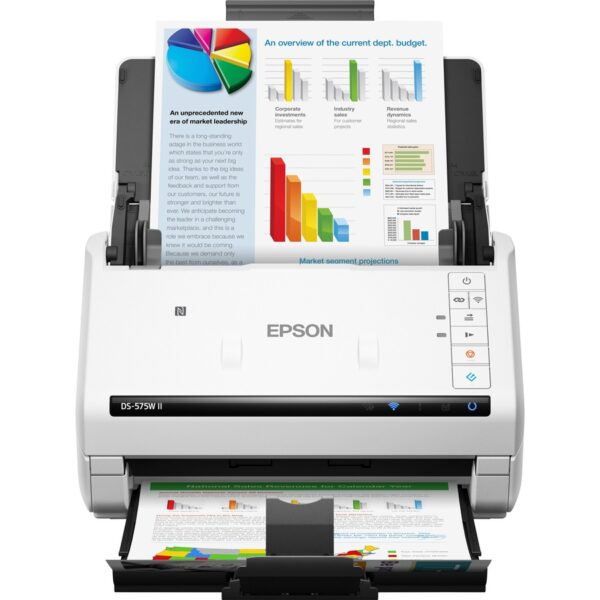 Epson DS-575W II Sheetfed Scanner - 600 x 600 dpi Optical - Image 2