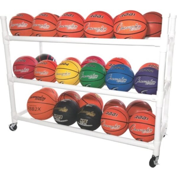 Champion Sports 30 Basketball Heavy-Duty Cart - Image 2