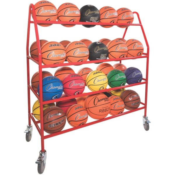 Champion Sports Deluxe Pro Ball Cart - Image 3