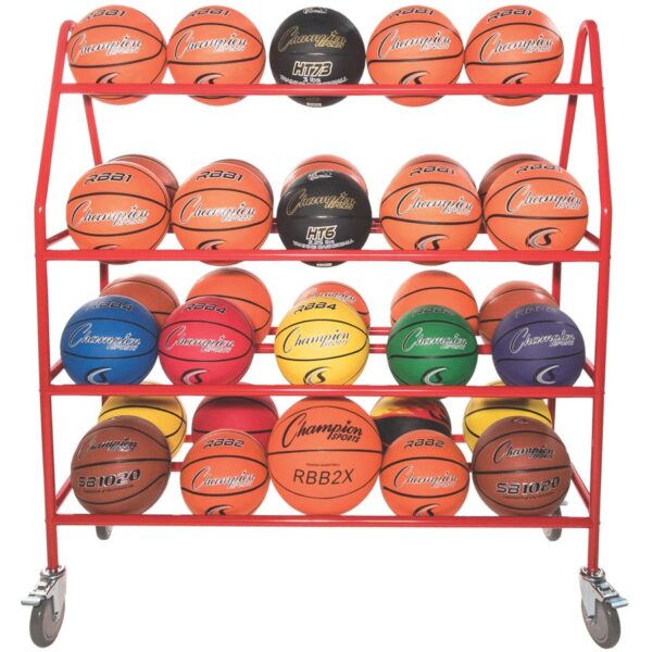 Champion Sports Deluxe Pro Ball Cart - Image 4