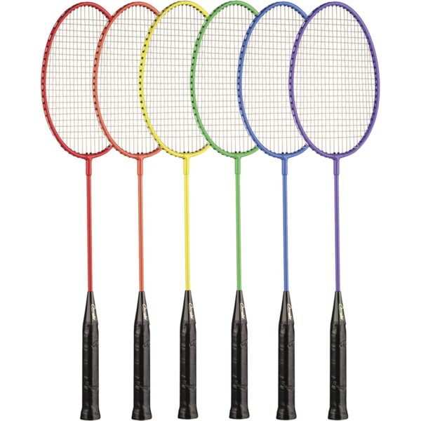 Champion Sports Tempered Steel Badminton Racket Set