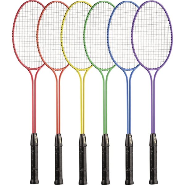 Champion Sports Tempered Steel Twin Shaft Badminton Racket Set