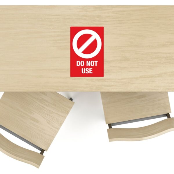 Avery® Surface Safe DO NOT USE Table & Chair Decals - Image 2