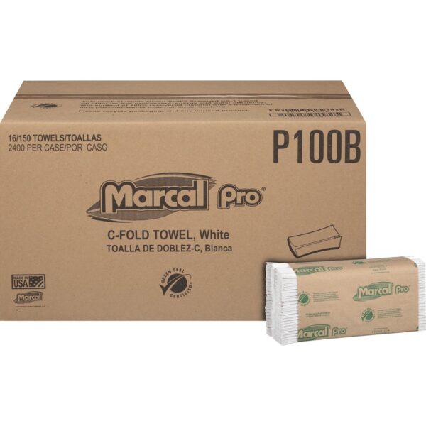 Marcal Recycled C-Fold Paper Towels