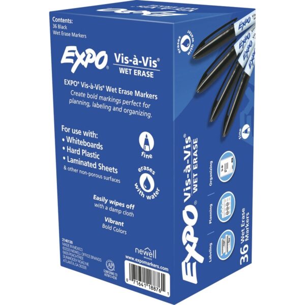 Expo Vis-A-Vis Wet-Erase Markers - Image 2