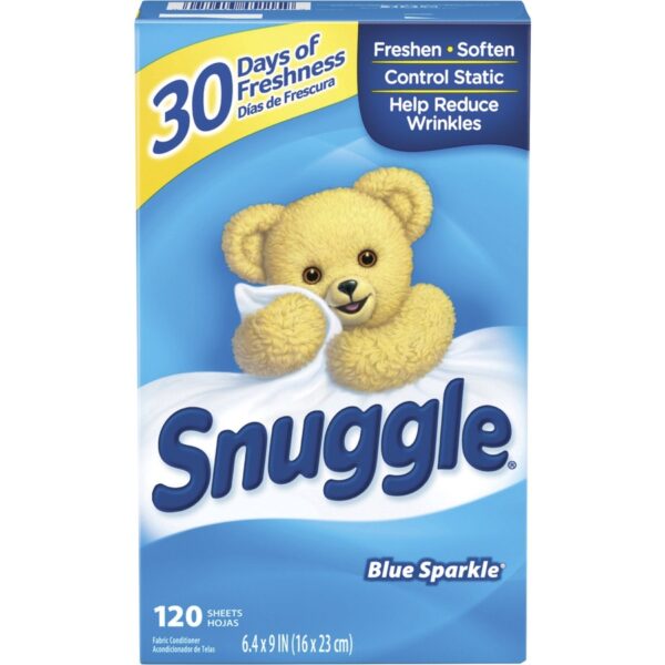 Dial Snuggle Blue Sparkle Dryer Sheets