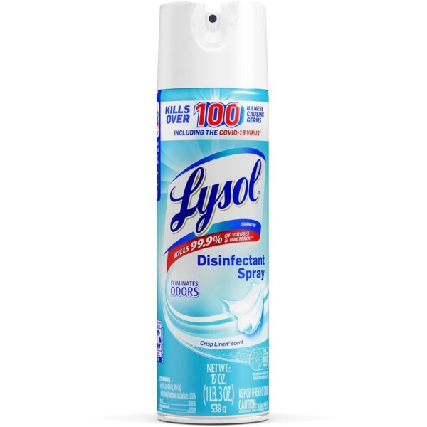 Lysol Crisp Linen Disinfectant Spray - Image 4