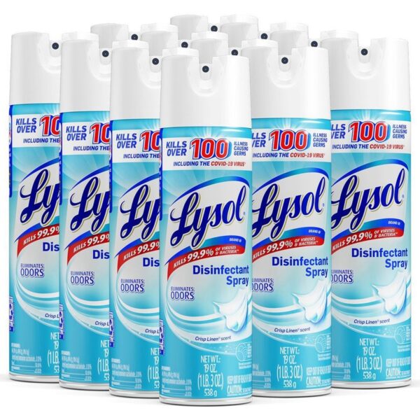 Lysol Crisp Linen Disinfectant Spray