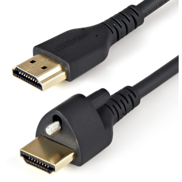 StarTech.com 1m/3ft HDMI Cable with Locking Screw - 4K 60Hz HDMI 2.0 Cable