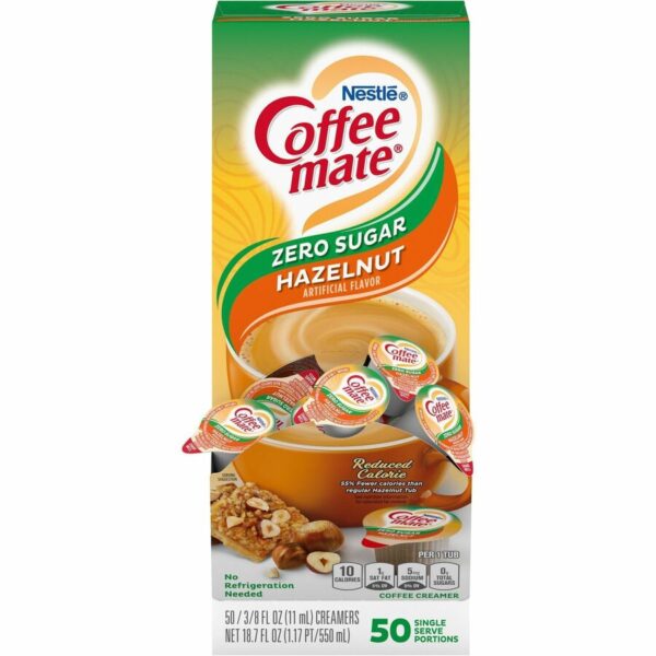 Coffee mate Zero-Sugar Hazelnut Flavored Liquid Creamer Singles