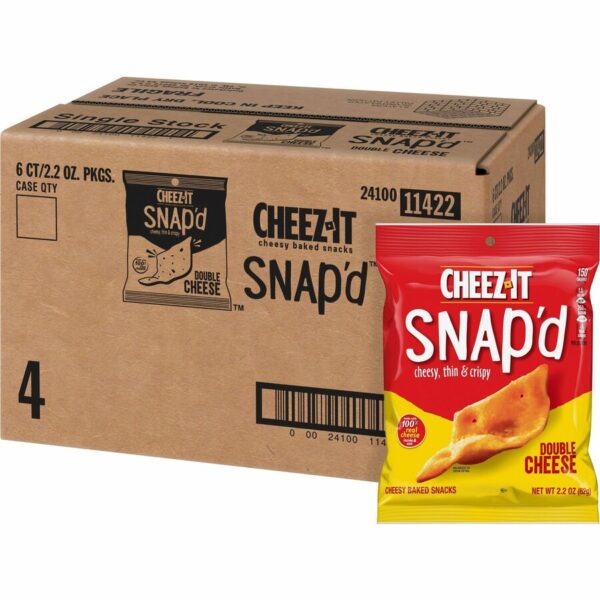 Cheez-It Snap'd Double Cheese Crackers