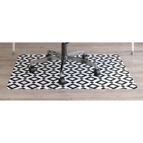 Deflecto FashionMat Black Diamond Chair Mat