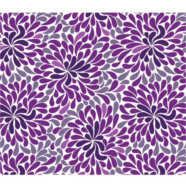 Deflecto FashionMat Purple Rain Chair Mat - Image 2