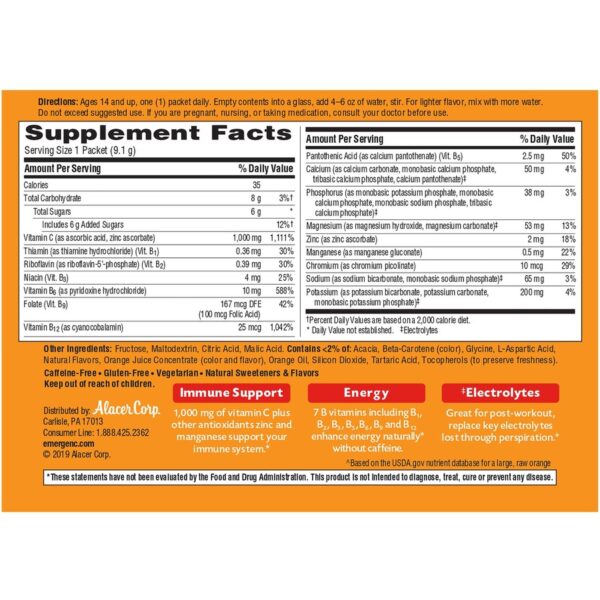 Emergen-C Super Orange Vitamin C Drink Mix - Image 4