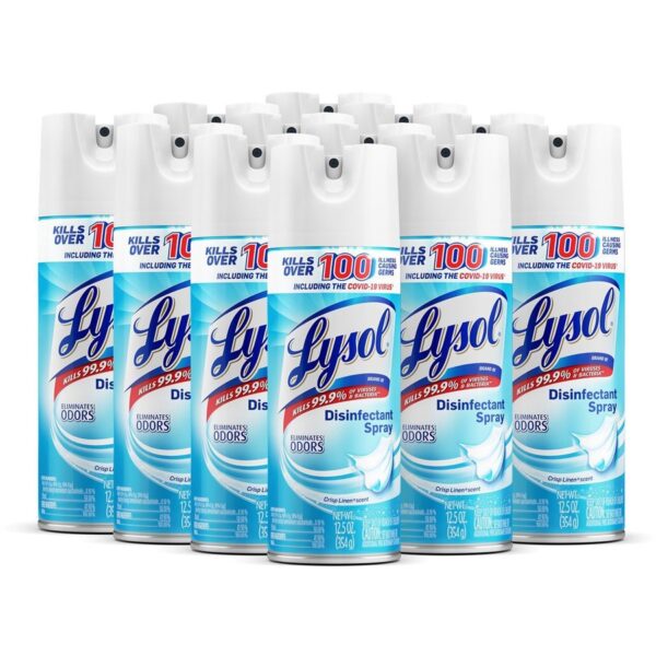 Lysol Crisp Linen Disinfectant Spray