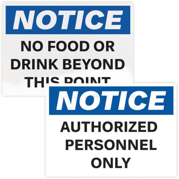 Avery® NOTICE Header Self-Adhesive Outdoor Sign - Image 3