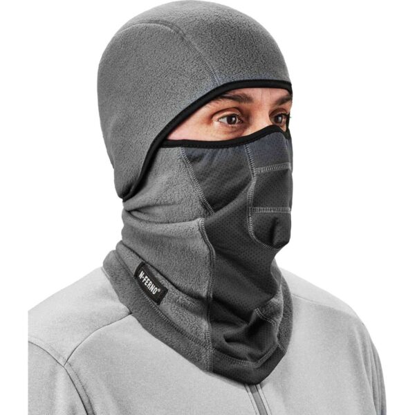 Ergodyne N-Ferno 6823 Balaclava Face Mask - Wind-Proof, Hinged Design - Image 2