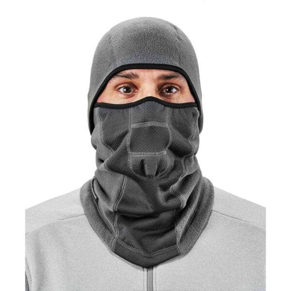 Ergodyne N-Ferno 6823 Balaclava Face Mask - Wind-Proof, Hinged Design - Image 4