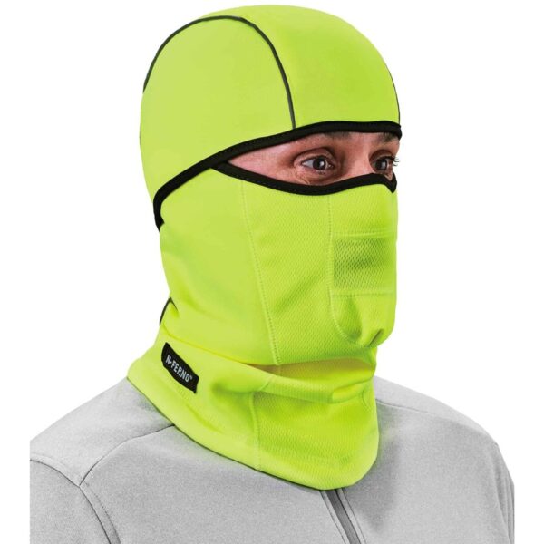 Ergodyne N-Ferno 6823 Balaclava Face Mask - Wind-Proof, Hinged Design - Image 2