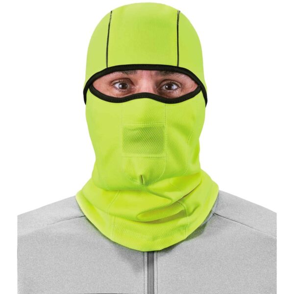 Ergodyne N-Ferno 6823 Balaclava Face Mask - Wind-Proof, Hinged Design - Image 4