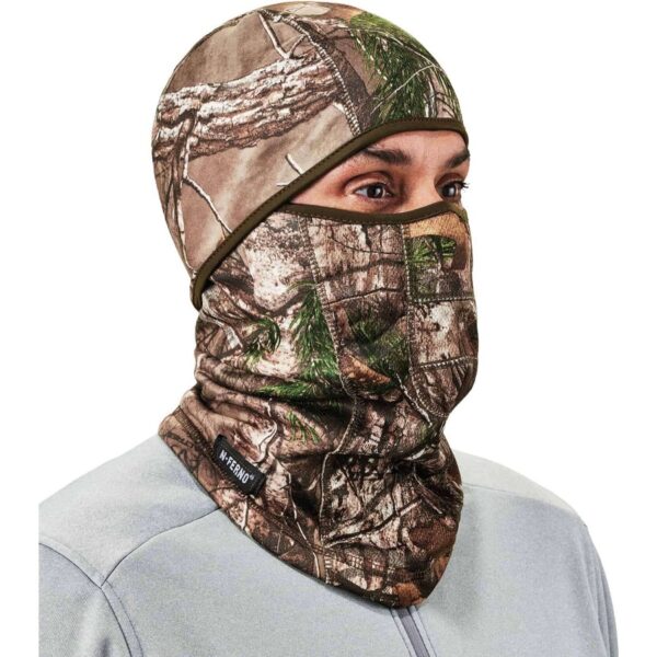 Ergodyne N-Ferno 6823 Balaclava Face Mask - Wind-Proof, Hinged Design - Image 2