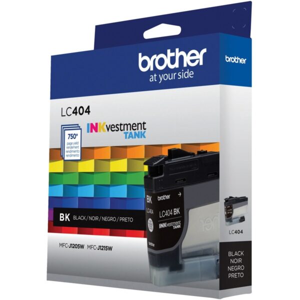 Brother INKvestment LC404BK Original Standard Yield Inkjet Ink Cartridge - Single Pack - Black - 1 Each - Image 2