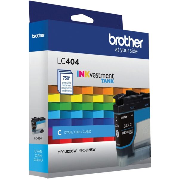 Brother INKvestment LC404C Original Standard Yield Inkjet Ink Cartridge - Single Pack - Cyan - 1 Each - Image 3