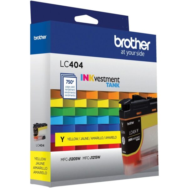 Brother INKvestment LC404Y Original Standard Yield Inkjet Ink Cartridge - Single Pack - Yellow - 1 Each - Image 3