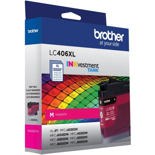 Brother INKvestment LC406XLM Original High Yield Inkjet Ink Cartridge - Single Pack - Magenta - 1 Each - Image 3