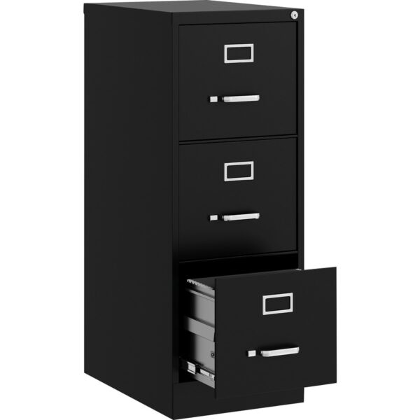 Lorell Fortress Series 22" Commercial-Grade Vertical File Cabinet - Image 4