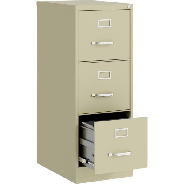 Lorell Fortress Series 22" Commercial-Grade Vertical File Cabinet - Image 4