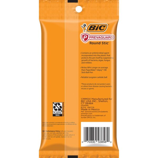 BIC PrevaGuard Round Stic Ballpoint Pen - Image 2