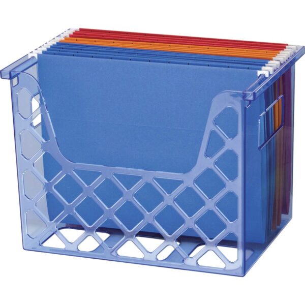 Officemate Blue Glacier Desktop File Organizer