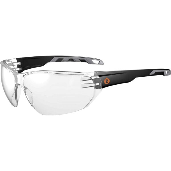 Ergodyne VALI Anti-Fog Clear Lens Matte Frameless Safety Glasses / Sunglasses