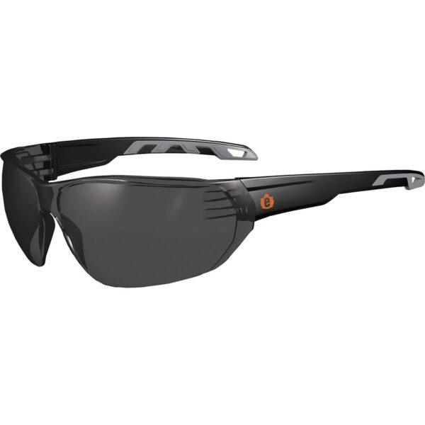 Ergodyne VALI Anti-Fog Smoke Lens Matte Frameless Safety Glasses / Sunglasses