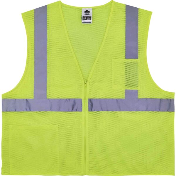 Ergodyne 8256Z Treated Polyester Hi-Vis Class 2 Vest