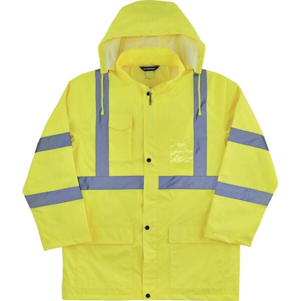 Ergodyne 8366 Lightweight Hi-Vis Rain Jacket - Type R, Class 3