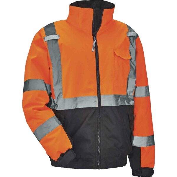 Ergodyne 8377 Type R Class 3 Hi-Vis Quilted Bomber Jacket