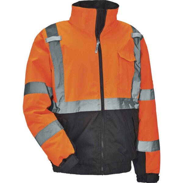 Ergodyne 8377 Type R Class 3 Hi-Vis Quilted Bomber Jacket