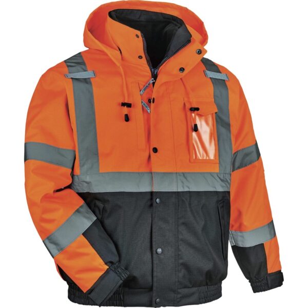 Ergodyne 8381 Hi-Vis 4-in-1 Bomber Jacket Type R Class 3