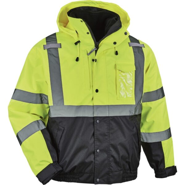 Ergodyne 8381 Hi-Vis 4-in-1 Bomber Jacket Type R Class 3